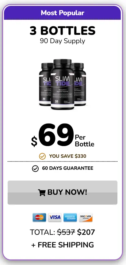 SlimTide - 3 Bottle